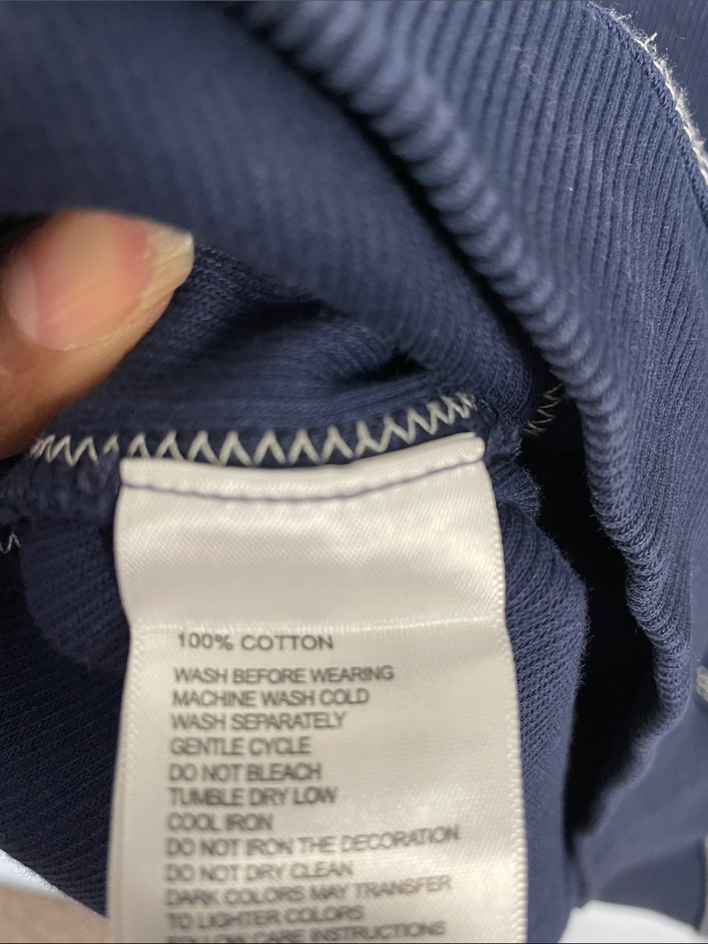 Tommy Bahama Men's M Navy Blue Crewneck Sweatshirt Pullover Casual Outdoor - Picture 6 of 7